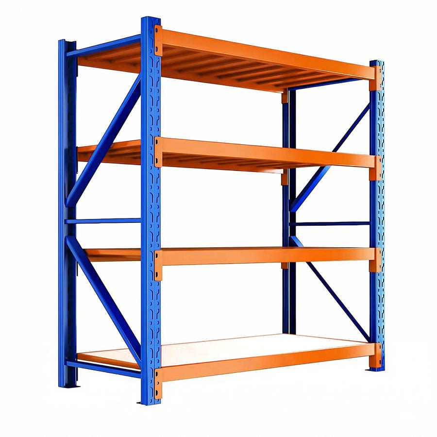 Scaffalatura metallica 200x50x200 cm per carichi pesanti 600 kg