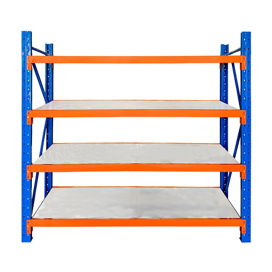 Scaffalatura metallica 200x50x200 cm per carichi pesanti 600 kg