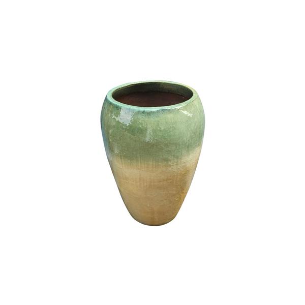 Vaso decorativo per terrazzo con finitura grezza 30x44 cm - Manacor