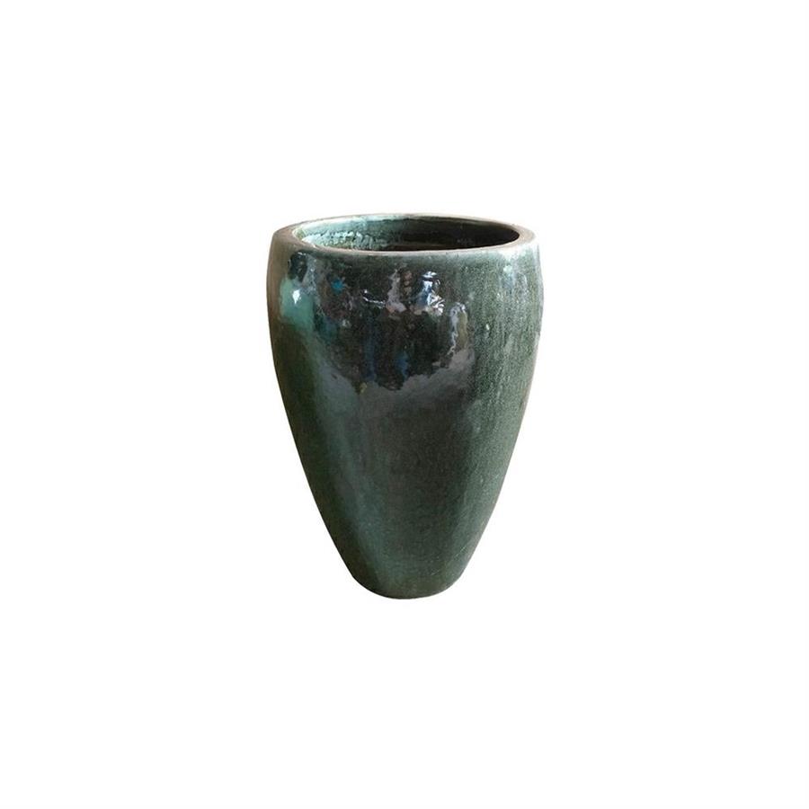Vaso da giardino elegante 30x44 cm grigio scuro - Manacor