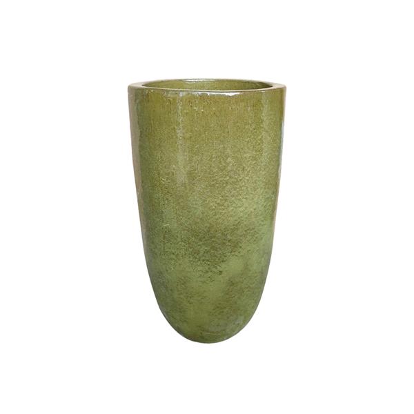 Vaso in terracotta verde 46x78 cm - Rajada
