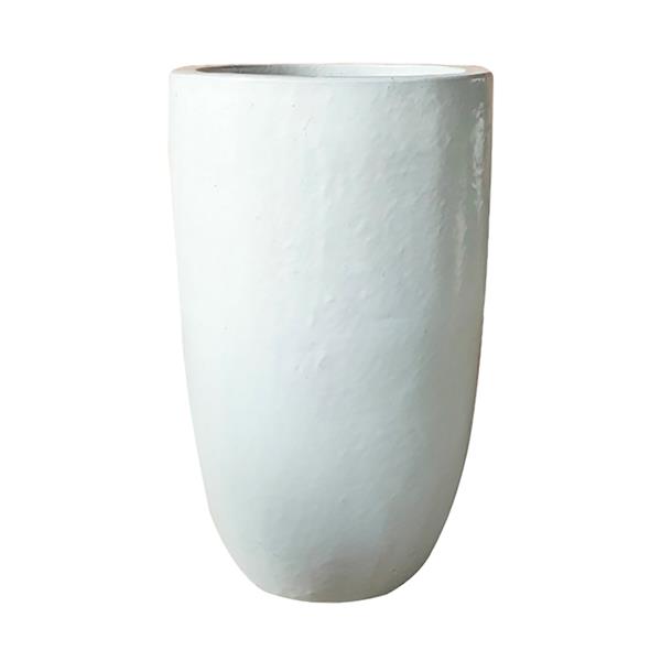 Vaso in ceramica smaltata bianco 60x100 cm - Real