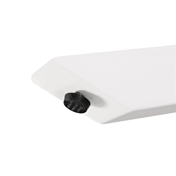 Tavolo tondo 120 cm bianco con gambe bianche - Gabry