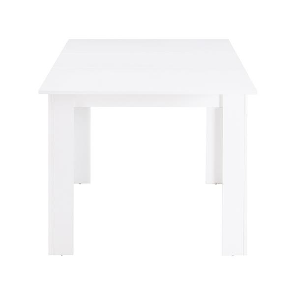Tavolo estensibile bianco 140-190x90x77 cm - Harper
