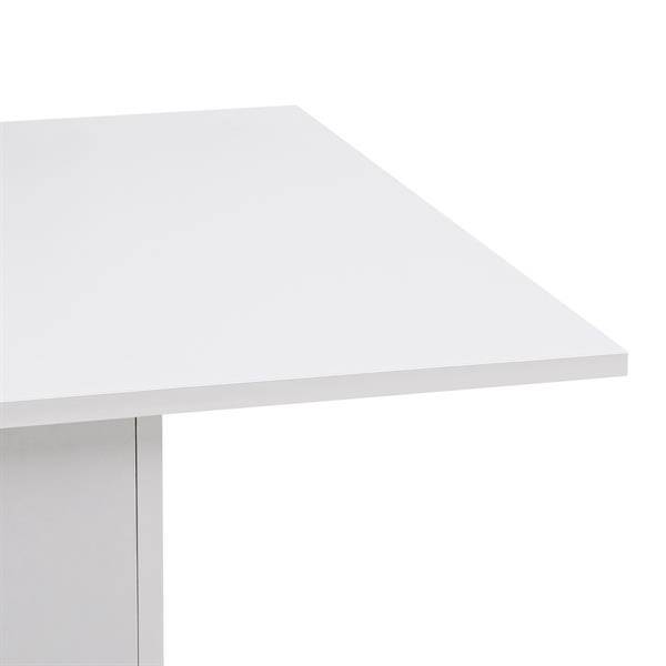 Tavolo estensibile bianco 140-190x90x77 cm - Harper