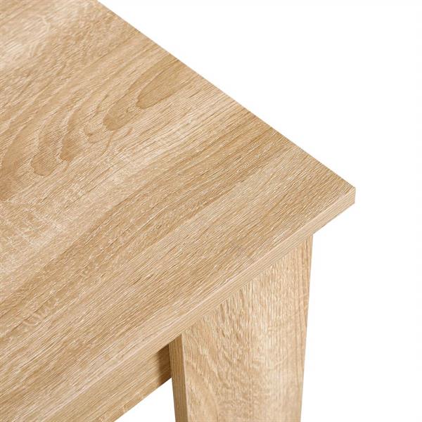 Tavolo rettangolare estendibile rovere naturale 140-190x90x77 cm - Harper