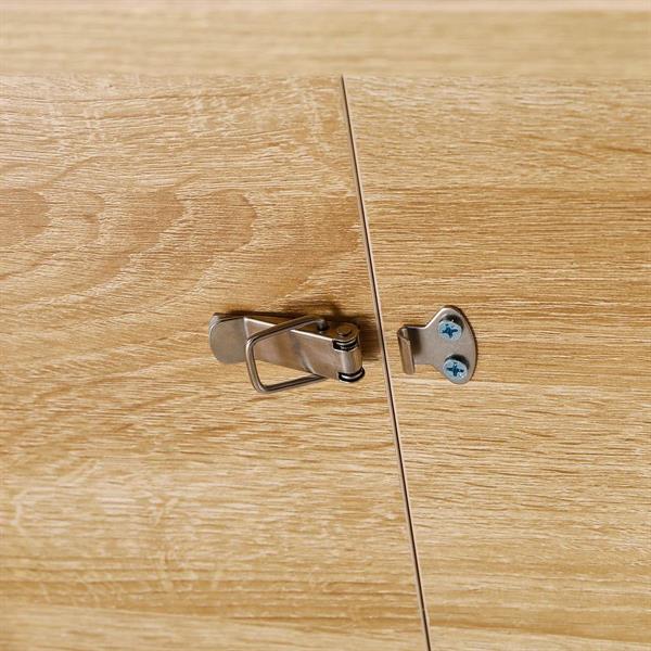 Tavolo rettangolare estendibile rovere naturale 140-190x90x77 cm - Harper