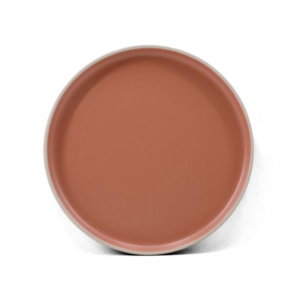 Servizio di piatti in gres porcellanato terracotta - Serena