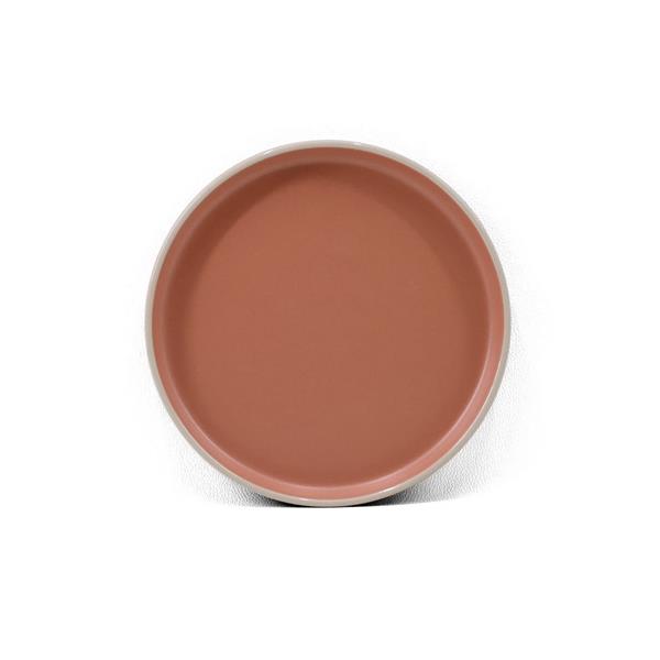 Servizio di piatti in gres porcellanato terracotta - Serena