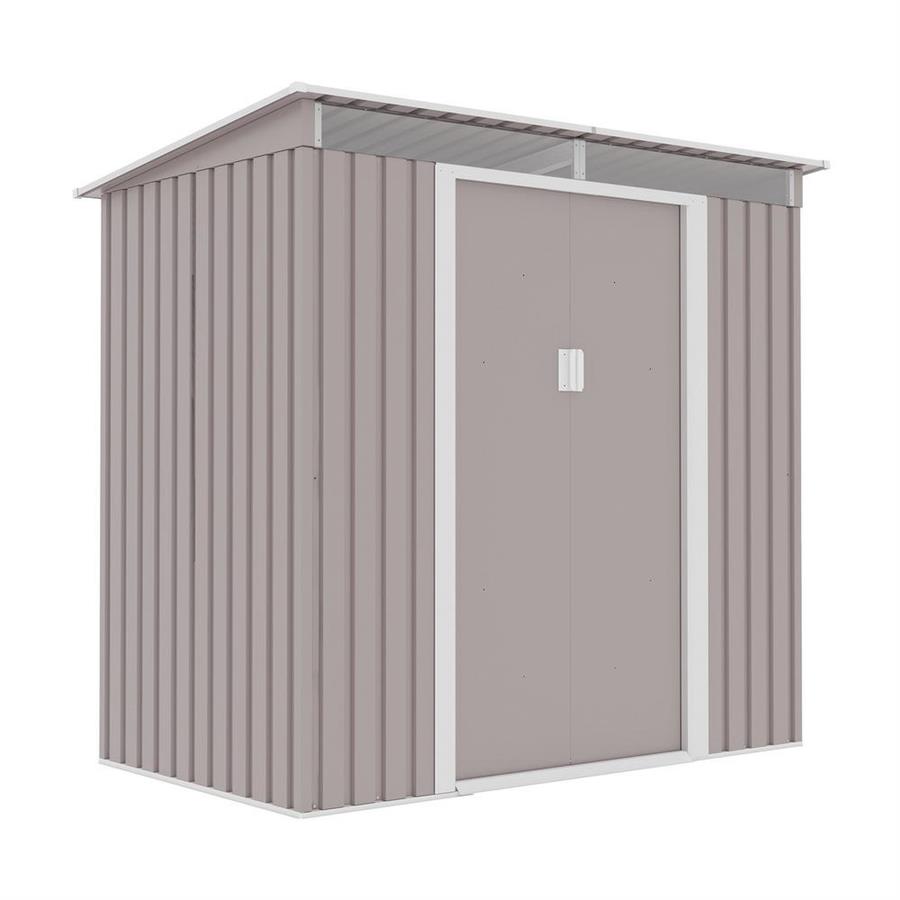 Casetta da giardino in acciaio grigia 201x121 cm – Sky
