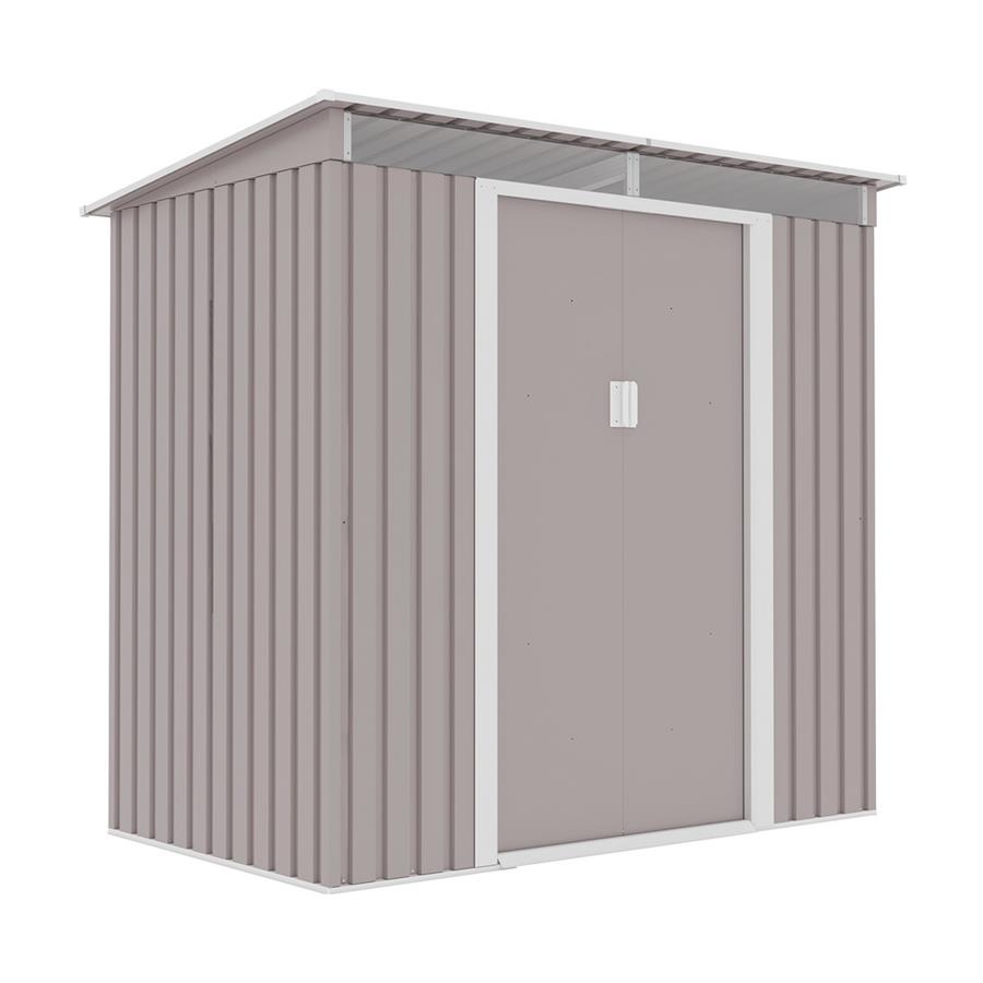 Casetta da giardino in acciaio grigia 201x121 cm – Sky