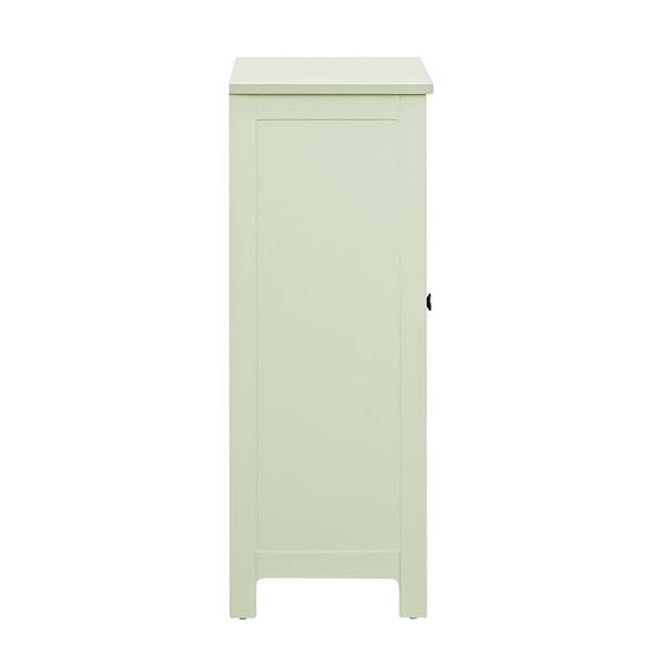 Mobiletto bagno multiuso con 4 cassetti e 1 anta verde salvia - Lily