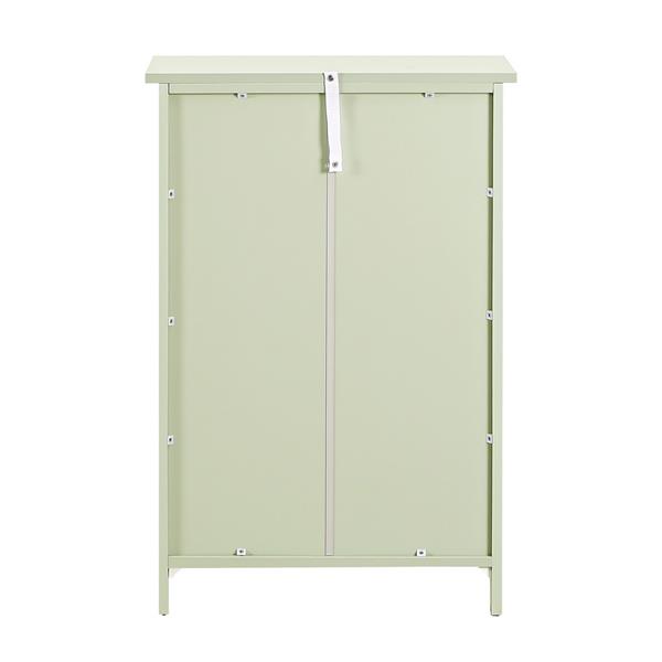 Mobiletto bagno multiuso con 4 cassetti e 1 anta verde salvia - Lily