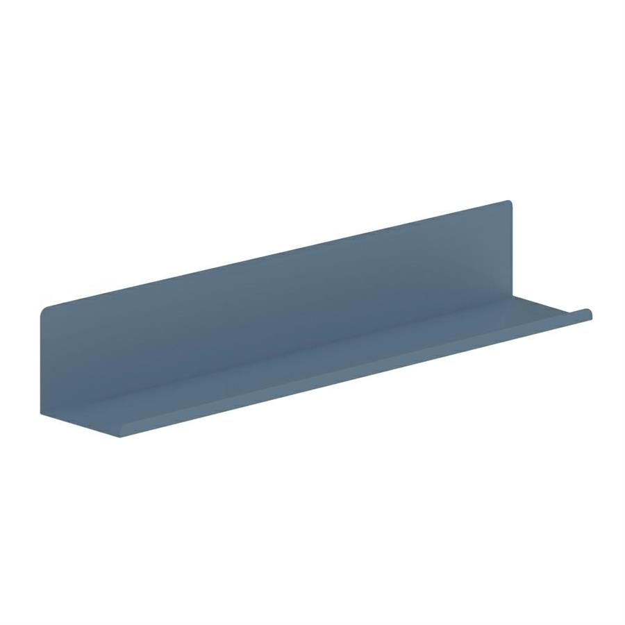 Mensola da parete in metallo 70x13x12cm blu ceruleo - Pop