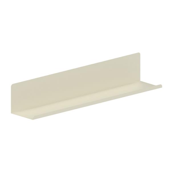 Mensola da muro in metallo 70x13x12cm avorio - Pop