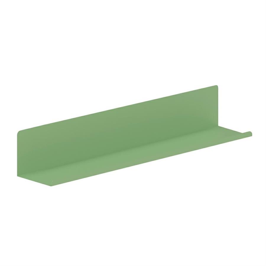 Mensola da parete in metallo 70x13x12cm verde salvia - Pop