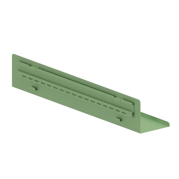 Mensola da parete in metallo 70x13x12cm verde salvia - Pop