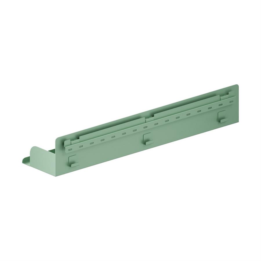 Mensola da parete in metallo 70x15x12cm verde salvia - Pop