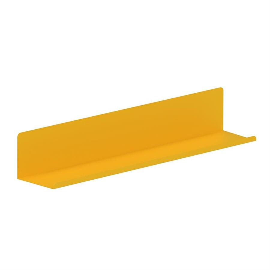 Mensola in metallo da muro 70x13x12cm senape - Pop