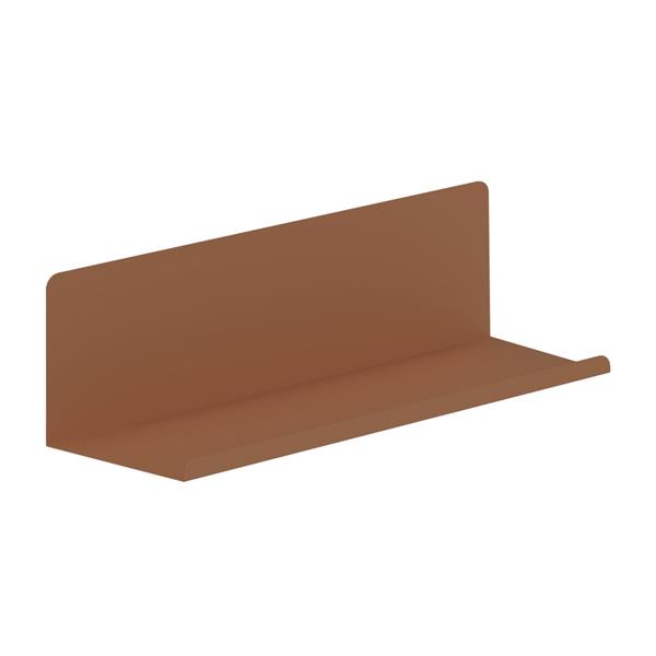 Mensola a muro in acciaio 40x13x12 cm mattone - Pop