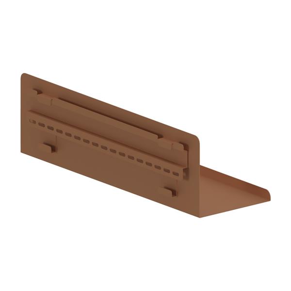 Mensola a muro in acciaio 40x13x12 cm mattone - Pop