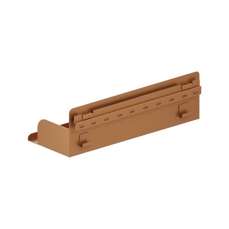 Mensola a muro in acciaio 40x15x12 cm mattone - Pop