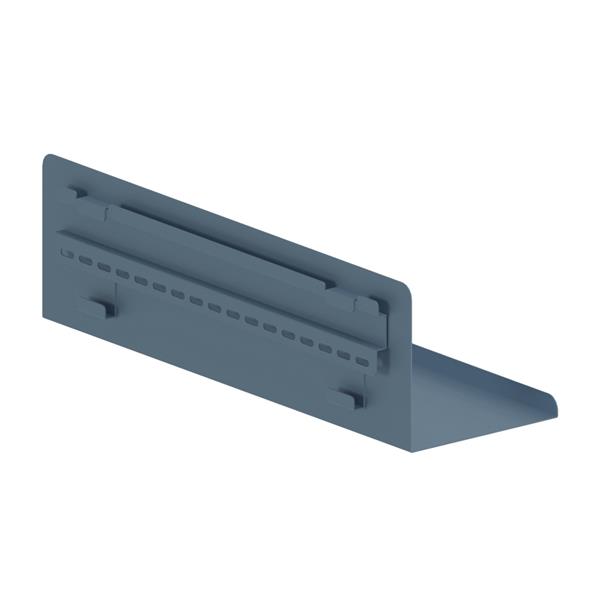 Mensola da parete in acciaio 40x13x12 cm blu ceruleo - Pop