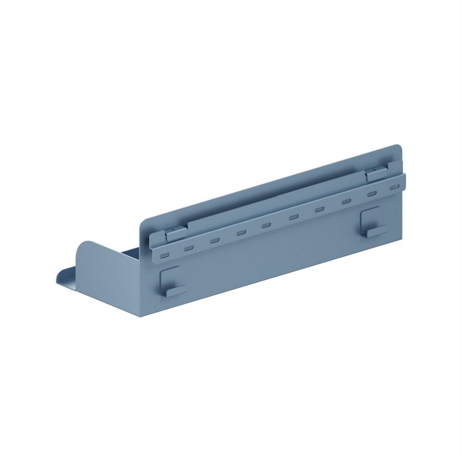 Mensola da parete in acciaio 40x15x12 cm blu ceruleo - Pop