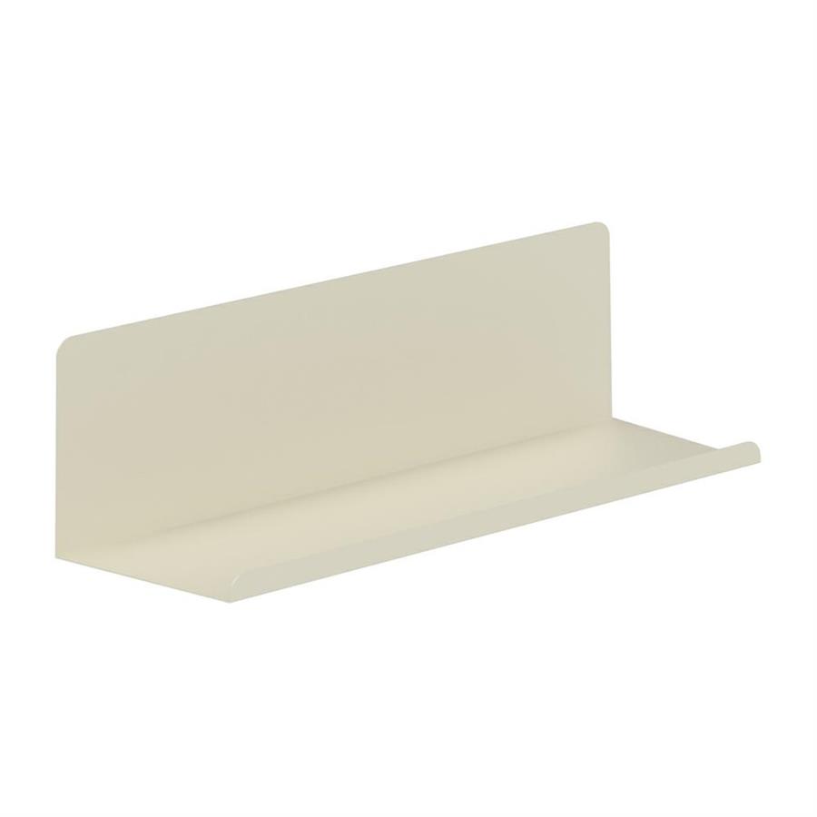 Mensola da muro in acciaio 40x13x12 cm avorio - Pop