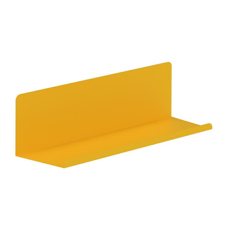 Mensola a muro in acciaio 40x13x12 cm senape - Pop