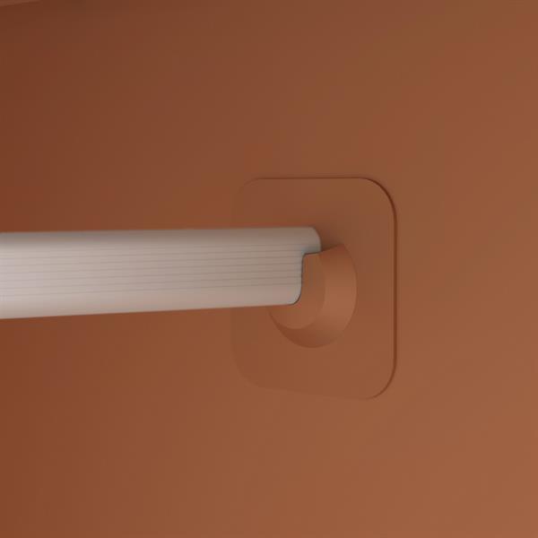 Armadio in metallo 2 ante 80x40x170h cm mattone - Pop