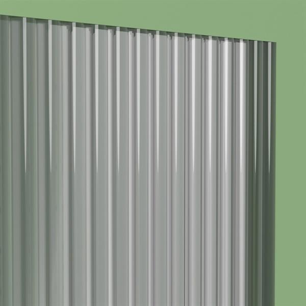 Vetrina in metallo 2 ante con ripiani 80x38x100h cm verde - Pop