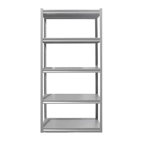 Scaffale in metallo 5 ripiani 180x90x40cm