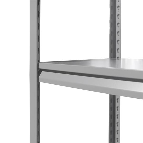 Scaffale in metallo 5 ripiani 180x90x40cm