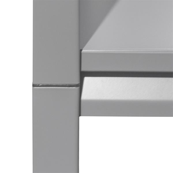 Scaffale in metallo 5 ripiani 180x90x40cm