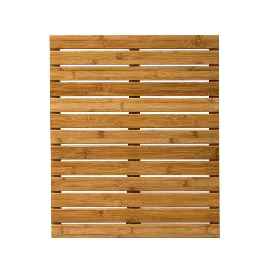 Pedana doccia in legno di bambù 60x50 cm