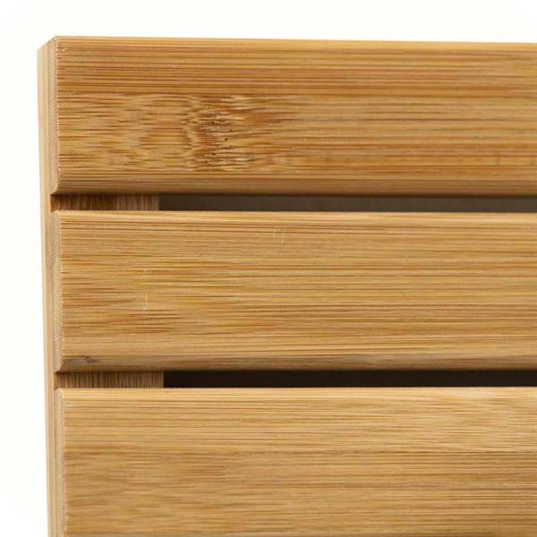 Pedana doccia in legno di bambù 60x50 cm