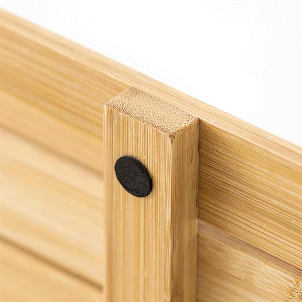 Pedana doccia in legno di bambù 60x50 cm