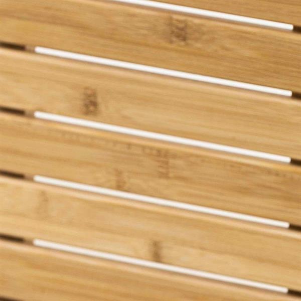 Pedana doccia in legno di bambù 100x50 cm