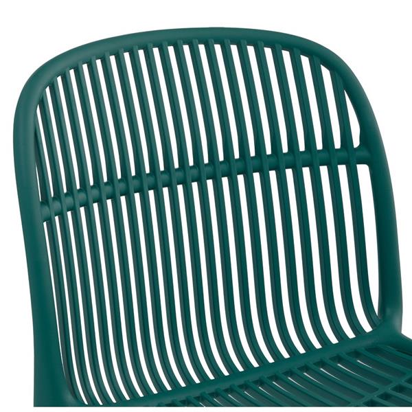 Set da 4 sedie da giardino in polipropilene verde – Sintra