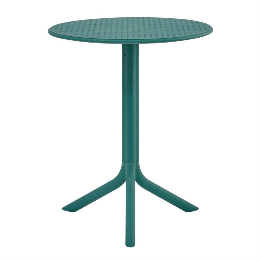 Tavolo alto da esterno in polipropilene 60x60x75cm verde – Coimbra