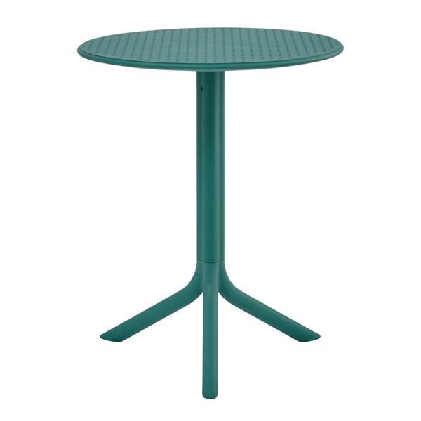 Tavolo alto da esterno in polipropilene 60x60x75cm verde – Coimbra