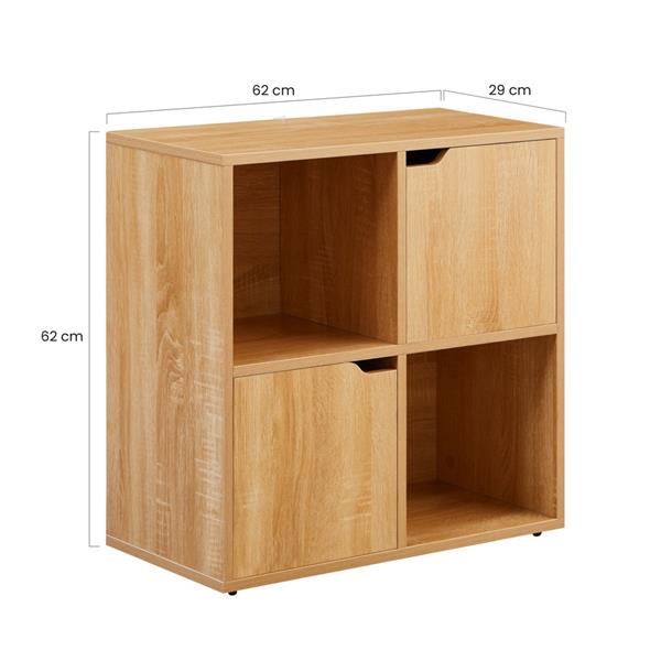 Mobile libreria in rovere naturale e design moderno - Ubli