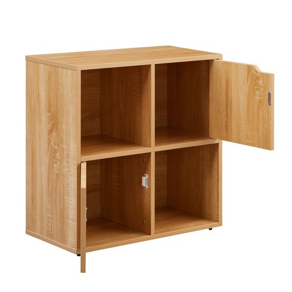 Mobile libreria in rovere naturale e design moderno - Ubli