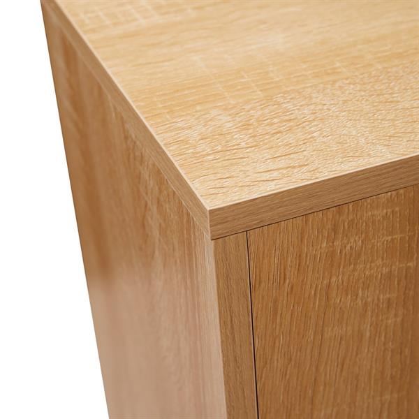 Libreria moderna 6 cubi con 3 ante rovere - Ubli