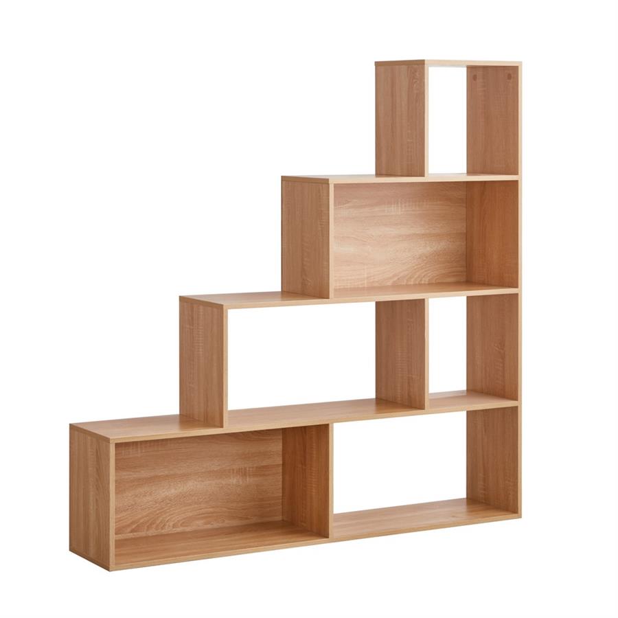 Libreria a scala rovere naturale 145x145 cm - Stair