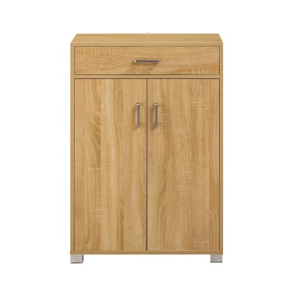 Mobiletto rovere naturale con 2 ante e 1 cassetto