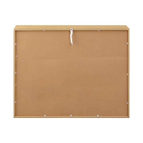 Scarpiera 4 vani bianca e rovere in pannello truciolare - Sky