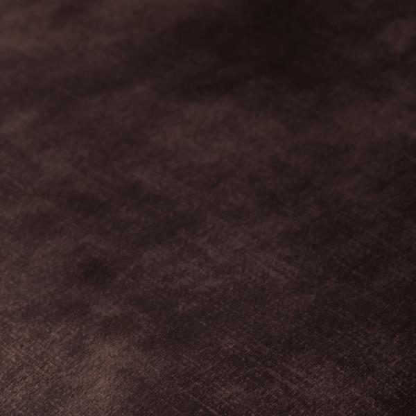 Set 4 sedie sala da pranzo in tessuto effetto velluto color marrone – Oblo