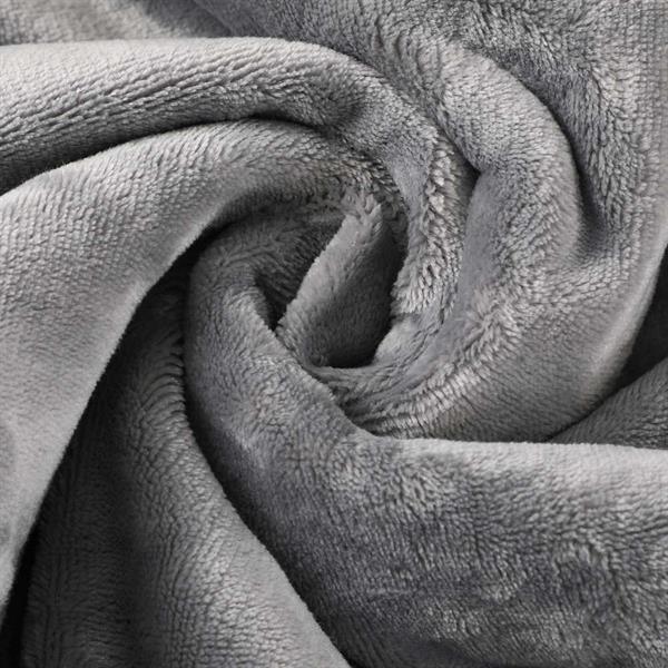 Coperta riscaldante elettrica grigio 160x120 cm 110W con cavo 2 m